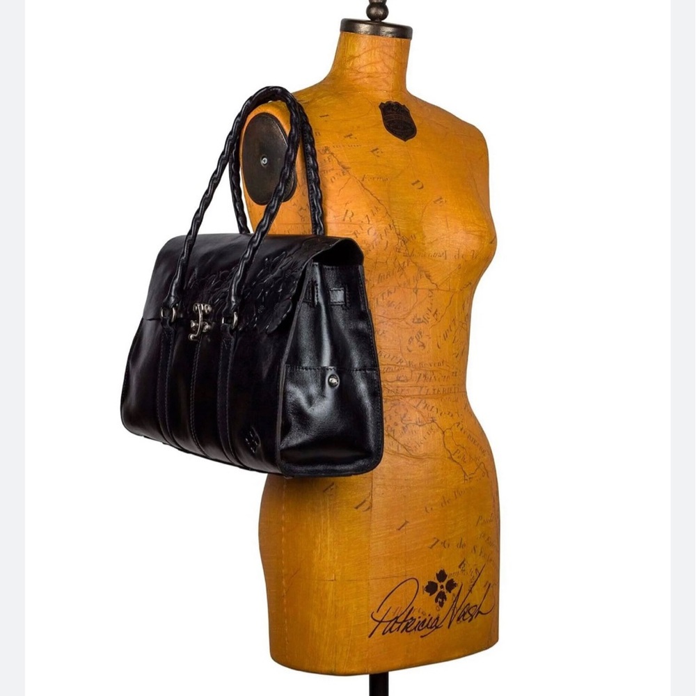 Patricia Nash Vienna Black Satchel